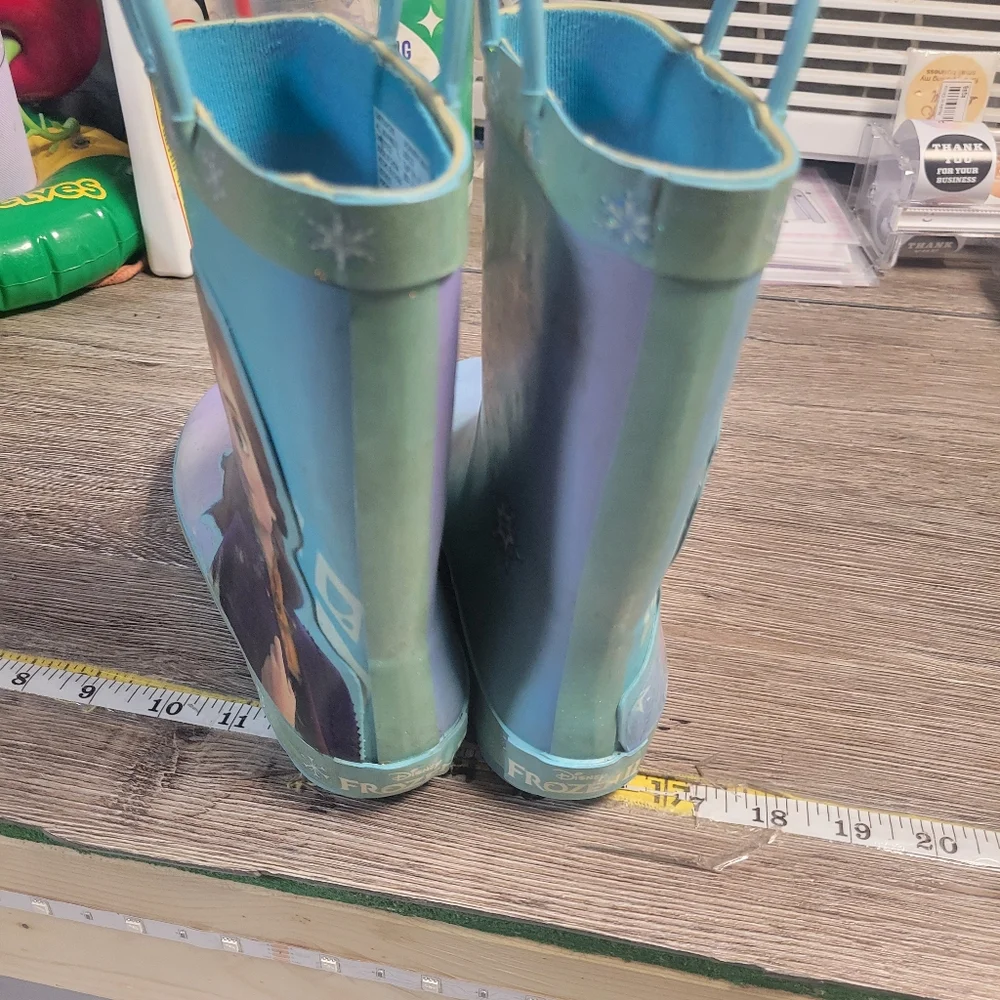 Frozen 2 Disney Kids‎ Rain Boots Size 2-3 Youth Girls Elsa Anna
